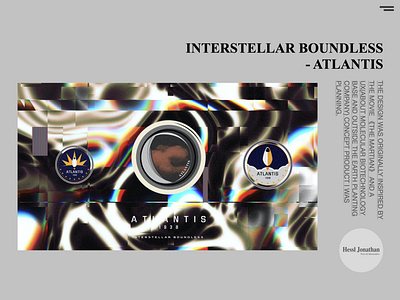 Interstellar Boundless avatar displate fashion art interface logo media art modern art nft theme typography