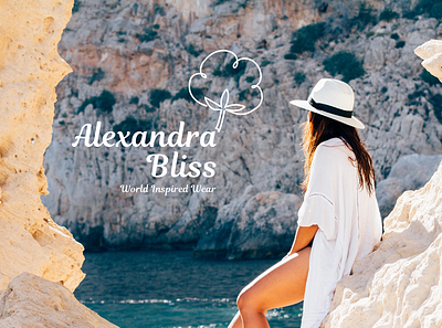 Alexandra Bliss Life style Brand design branding design graphic design illustration logo typography vector
