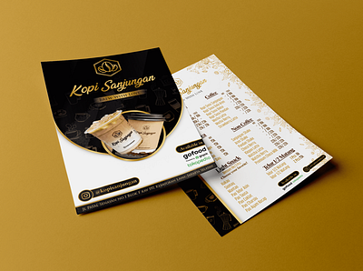 Luxury Professional Cafe Coffeeshop Flyer - Flyer Design advertisement affinity bifold book cover branding brochure business case study corporate design flyer flyer design graphic design leaflet one pager photoshop poster social media trifold youtube thumbnail