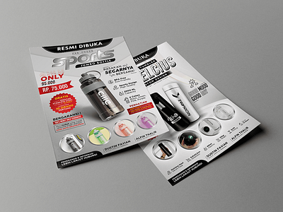 Custom Product Tumbler & Bottle Flyer - Flyer Design ads design advertisement brochure business design flyer graphic design illustration logo ui