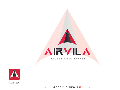 Airvila is a Travel Agency Logo branding company design graphic design icon illustration logo minimal vector