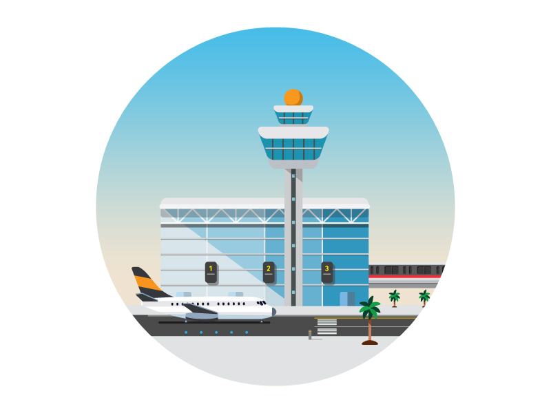 Changi Airport by Eugene Ling on Dribbble