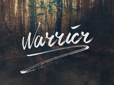 Warrior background branding brush grunge logos retro script texture type typography vintage woods