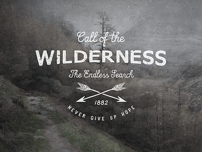Call of the Wilderness calligraphy drawing hand drawn hand lettering ink lettering letters pencil quote sketch texture typography