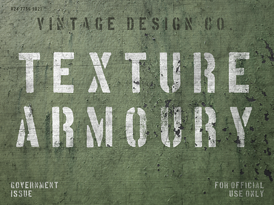 Texture Armoury - Vintage Pack aged army backgrounds creative market grunge logos overlays png retro textures vectors vintage