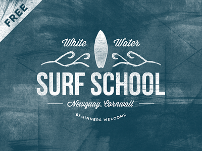 Freebie - Surf School Logo