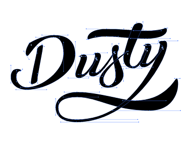 Dusty Type brush creative market grunge hand lettering illustrator photoshop script texture vector