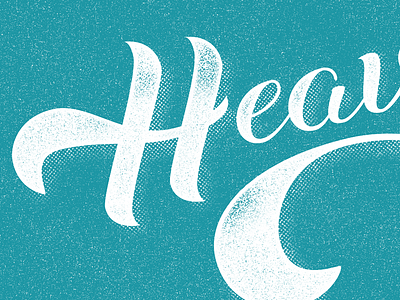 Heavenly Type brush grunge hand lettering illustrator photoshop script texture vector