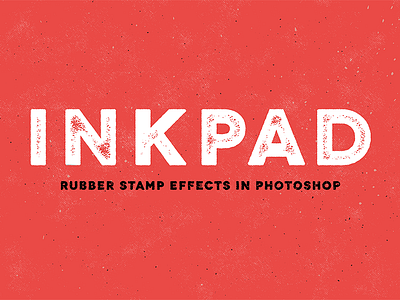 InkPad brush creative market grunge hand lettering illustrator photoshop script texture vector