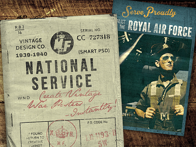 National Service - War Poster Kit