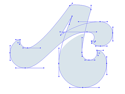 Bezier "A" bezier curves hand lettering illustrator lettering typography