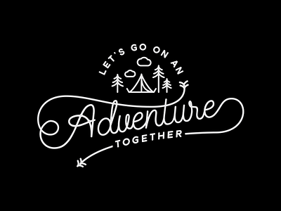 Let's Go... calligraphy cotton bureau design hand lettering lettering t shirt tee type typography