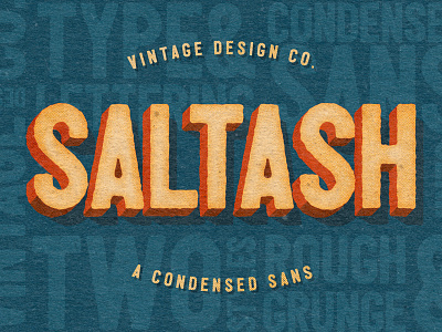 Saltash - Condensed Sans