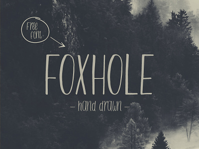 Freebie: Foxhole Typeface