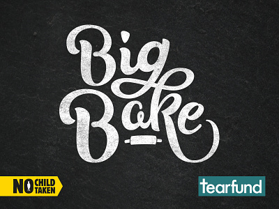 Big Bake Type baking bezier curves brush calligraphy charity hand lettering lettering tearfund typography vector