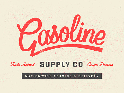 Gasoline Supply Co by Ian Barnard on Dribbble
