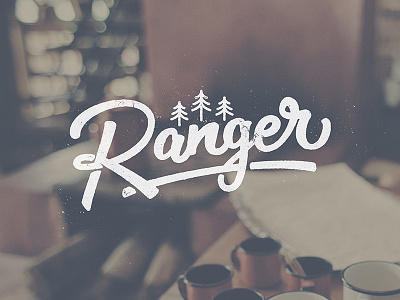 Ranger bezier curves brush brushscript calligraphy clothing forest hand lettering lettering park typography vector