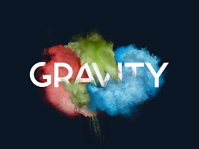 Gravity effects illustrator lettering letters photo photography photoshop typography