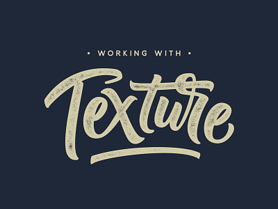 Working with Texture lettering photoshop textures typography video youtube