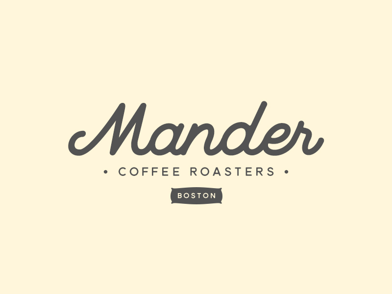 Mander Coffee Roasters by Ian Barnard on Dribbble