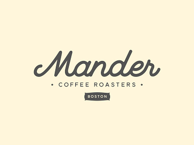 Mander Coffee Roasters alphabet blackletter calligraphy font lettering letters typeface typography