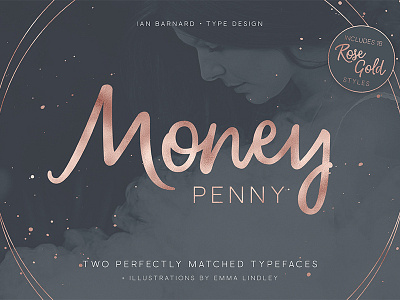 Money Penny Typeface calligraphy font lettering sans script type typeface typography