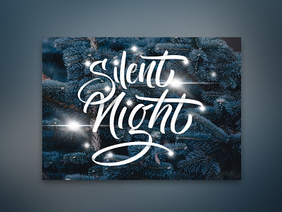 Silent Night alphabet blackletter calligraphy font lettering letters typeface typography