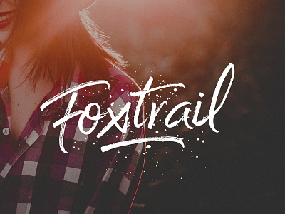 Foxtrail brush script calligraphy creative market font hand lettering lettering typeface typography