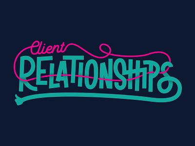 Client Relationships calligraphy hand lettering lettering podcast type typography