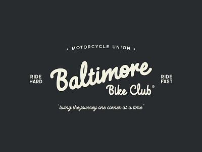 Baltimore Bike Club calligraphy handlettering illustrator letter lettering photoshop type typography vector