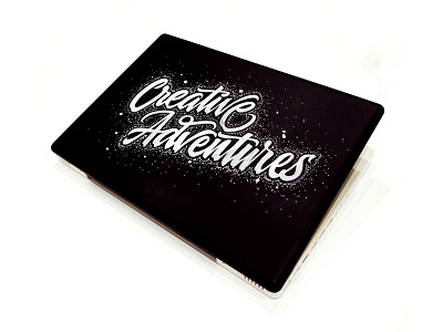 Custom Macbook Cover calligraphy handlettering letter lettering photoshop type typography
