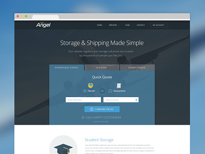 Storage & Logistics Business Website