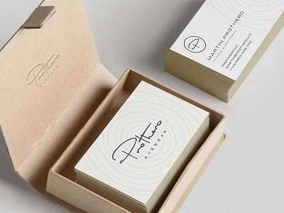 Prothero Eyewear Business Cards branding business cards custom type identity lettering logo logotype stationery tree type typography wood