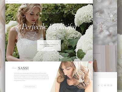 Sassi Holford Website Live clean fashion header interface live serif typography ui ux web web design website