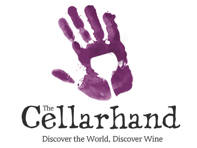 The Cellarhand Logo Design brand branding cellar concept glass handprint identity logo type wine