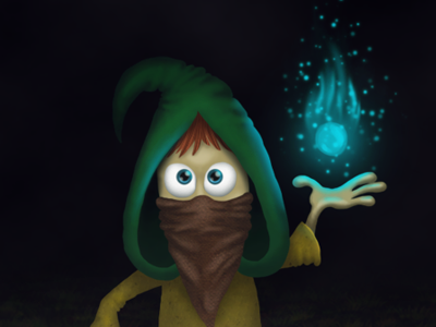 Character Concept art - Magic Forest Elf 2d art character concept effect elf fairy forest magic spell spirit wizard