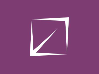 AppSpike Logo geometric logo purple square