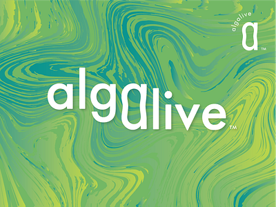 Algalive alga alive chlorell chlorella green marble pattern