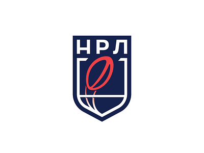"NRL/НРЛ" — National Rugby League ball emblem goal league national rugby russia sport