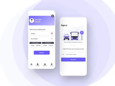 "Parkकरो" A Parking App adobexd app branding design figma graphic design illustration mobileapp parkingapp selftaughtuiuxdesighner ui uiuxdesign userexperience userinterface ux