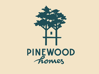 Pinewood homes 2d adobe adobe illustrator art branding design graphic design logo