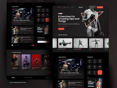 Fitness Blog WordPress Theme