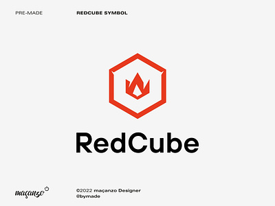 RedCube Concept — Pre-made Symbol branding design graphic design logo premade vector
