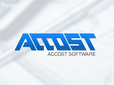 Accost Logo accounting finance logo