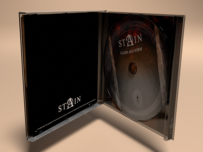 'Flesh and Form' CD - Open view 3d branding design graphic design illustration