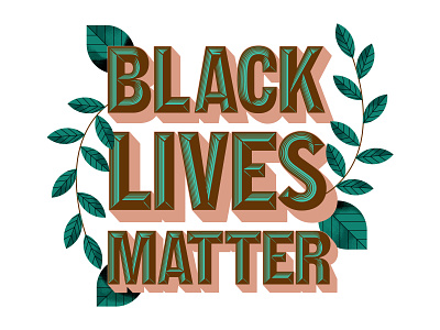 Black Lives Matter design holt510 illustrator san francisco texture typography