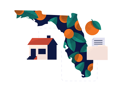 Florida Housing Market holt510 illustration oakland san francisco texture