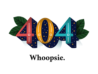 404 Page adobe illustrator branding design illustration illustrator oakland san francisco texture webdesign