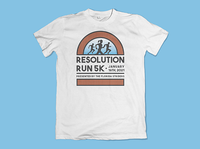 T-shirt Mockup Time! 5k athletic blue design gator colors orange race runners running t shirt t shirts