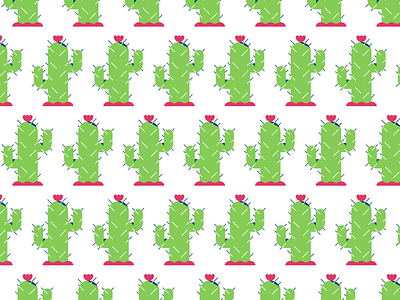 Cactus Pattern cacti cactus design green pattern plants